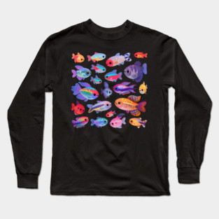 Happy tetra Long Sleeve T-Shirt