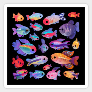 Happy tetra Sticker