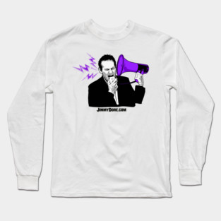 The Jimmy Dore Bullhorn Logo Long Sleeve T-Shirt