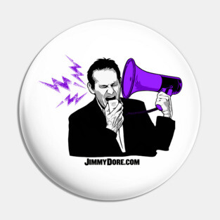 The Jimmy Dore Bullhorn Logo Pin