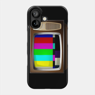 Retro TV test Signal Phone Case