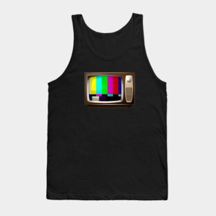 Retro TV test Signal Tank Top