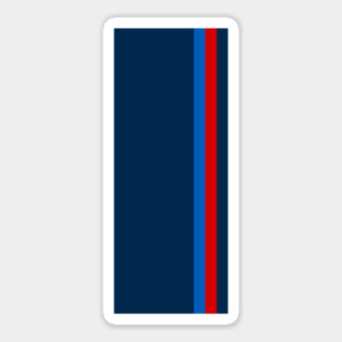 Alpine Racing Stripes Sticker
