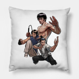 Kung Fu Trio Pillow
