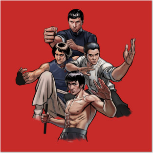 Kung Fu Quad Posters and Art