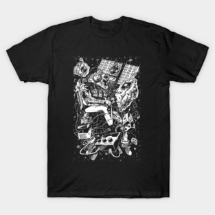 Supernaut heavy metal doom astronaut amp guitar pedals stoner rock T-Shirt