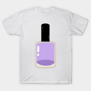 Lilac nail polish bottle T-Shirt