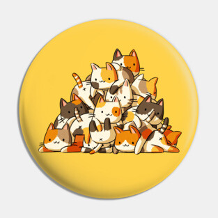Kitty Pile Pin