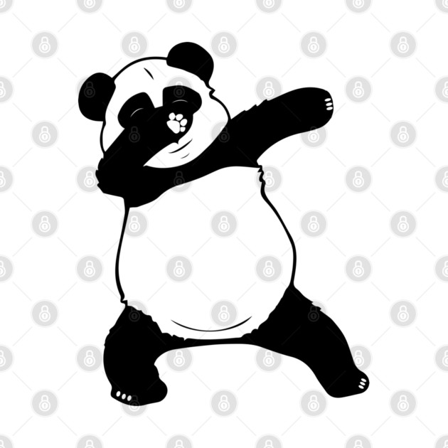 Fat Panda Dabbing Dance by alltheprints