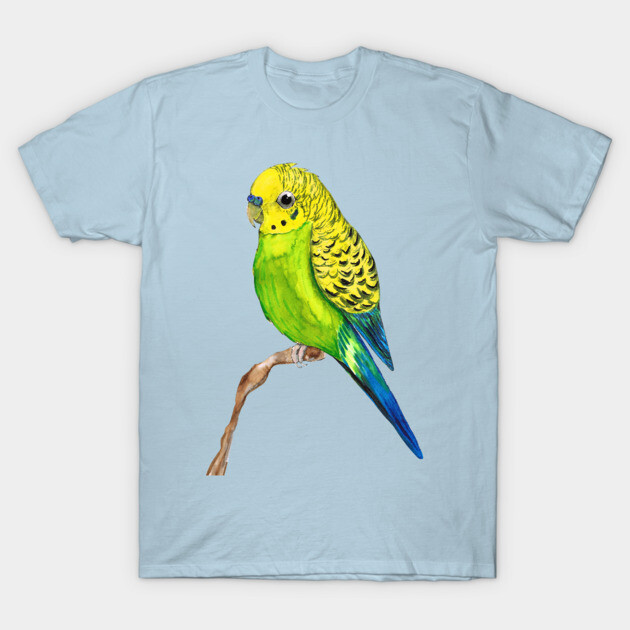 Cute budgie Parakeet T-Shirt TeePublic