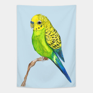 Cute budgie Tapestry