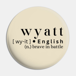 Wyatt Pin