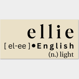 Ellie Posters and Art