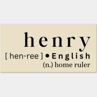 Henry Posters and Art