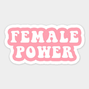 Female power Sticker