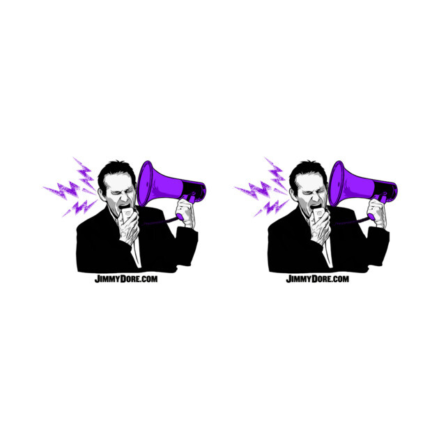 The Jimmy Dore Show Bullhorn Logo Mug Both Sides by The Jimmy Dore Show