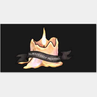 Supernatural Always Keep Fighting Sticker Posters and Art