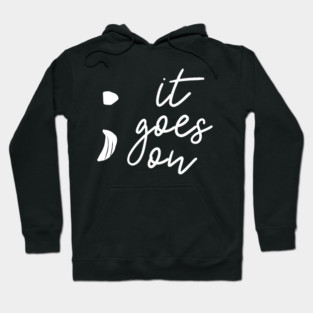 ; it goes on Hoodie