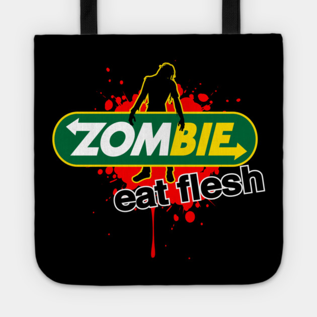 Zombie Eat Fresh Tote by Cosmo Gazoo