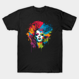 Drag Queen LGBTQ Pride Rainbow Support Drag Queens T-Shirt