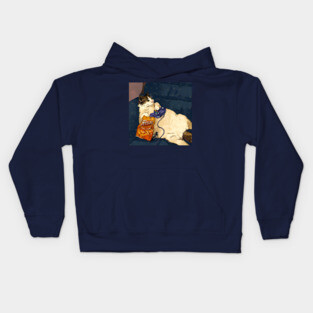 Gamer cat! (third in the series) Kids Hoodie