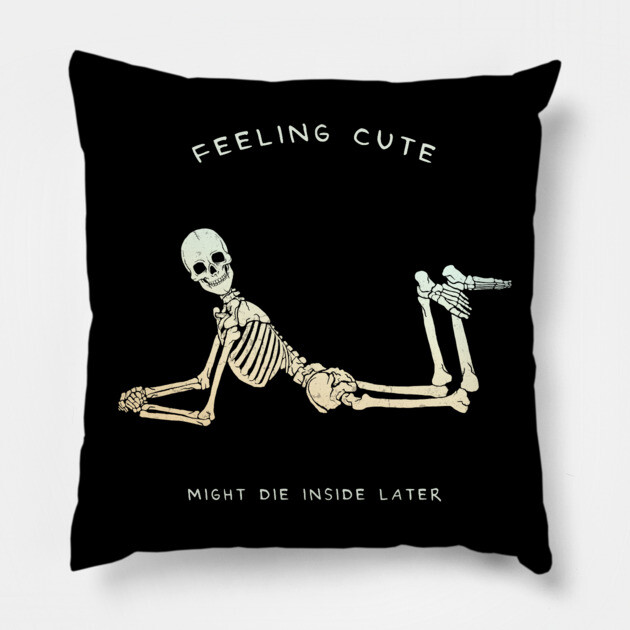 We Shall See Pillow by Tommy Devoid