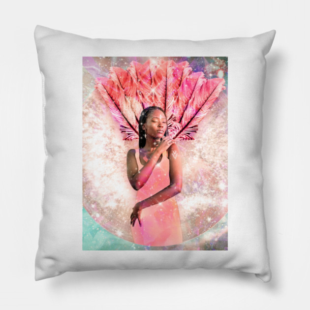 Zuri - Empress Of Peace & Harmony Pillow by ArtByMissAbs
