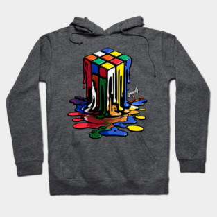 Melting Rubik's Cube by gnarly Hoodie