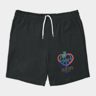 'Imagine All The People' Cool Hippie Peace Retro Gift Shorts