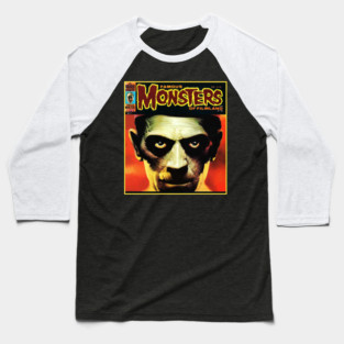 Famous Monsters of Filmland Baseball T-Shirt
