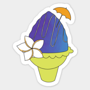 Snow Cone Sticker