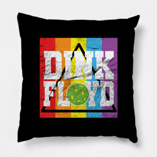 'Dink Vintage Retro Pickleball' Funny Pickleball Gift Pillow