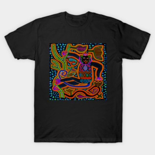Kuna Indian Shaman Gato T-Shirt
