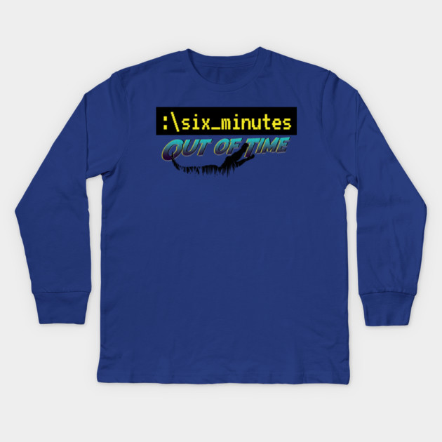 Six Minutes: Out of Time GATOR! Kids Long Sleeve T-Shirt by GZM Podcasts