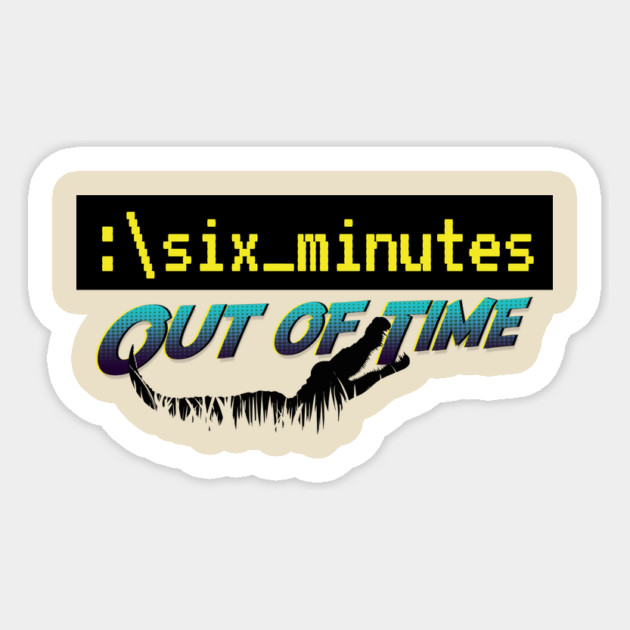 Six Minutes: Out of Time GATOR! Sticker by GZM Podcasts