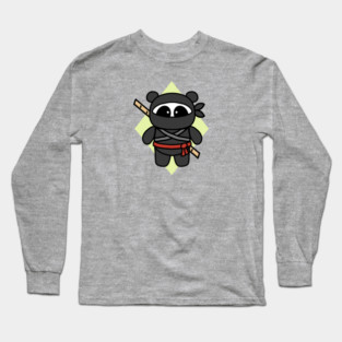 Ninja Panda by Amanda Roos Long Sleeve T-Shirt