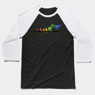 Rainbow Crows Baseball T-Shirt