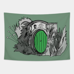 Bag End The Hobbit Tapestry