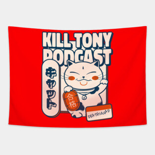 Kill Tony Comedy Cat Tapestry
