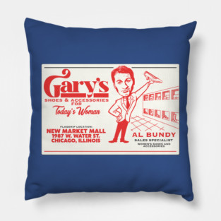 Al Bundy's Business Card - Gary's Shoes Pillow