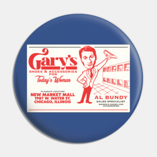 Al Bundy's Business Card - Gary's Shoes Pin