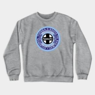 Atchison Topeka and Santa Fe Railway (18XX Style) Crewneck Sweatshirt