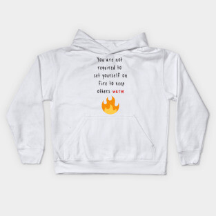 Self Care Kids Hoodie