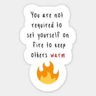 Self Care Sticker