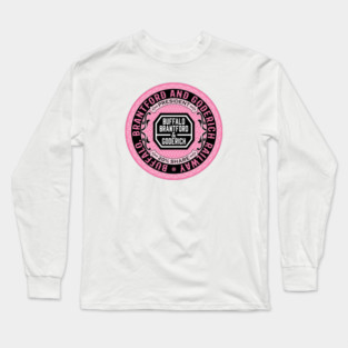 Buffalo, Brantford and Goderich Railway (18XX Style) Long Sleeve T-Shirt