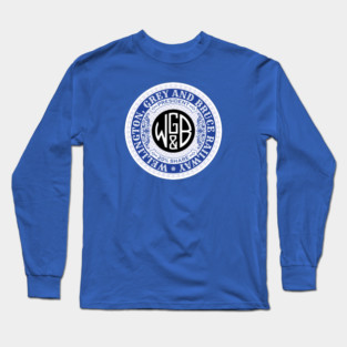 Wellington, Grey and Bruce Railway (18XX Style) Long Sleeve T-Shirt