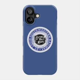 St Louis Southwestern Railway - Cotton Belt Route (18XX Style) Phone Case