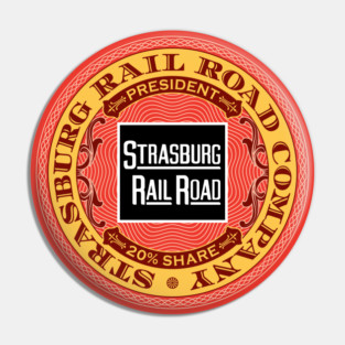 Strasburg Railroad Company (18XX Style) Pin