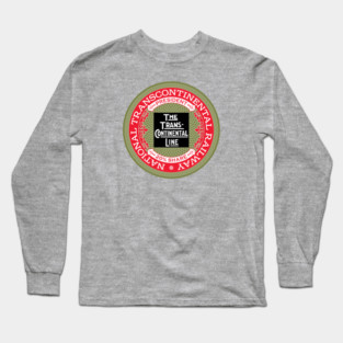 National Transcontinental Railway - Canada (18XX Style) Long Sleeve T-Shirt