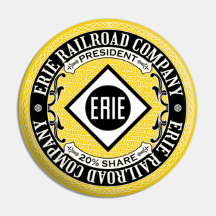 Erie Railroad Company (18XX Style) Pin
